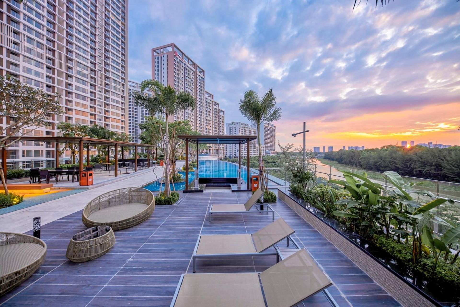 The Peak Midtown Twobedroom With Balcony Ho Chi Minh-staden Exteriör bild