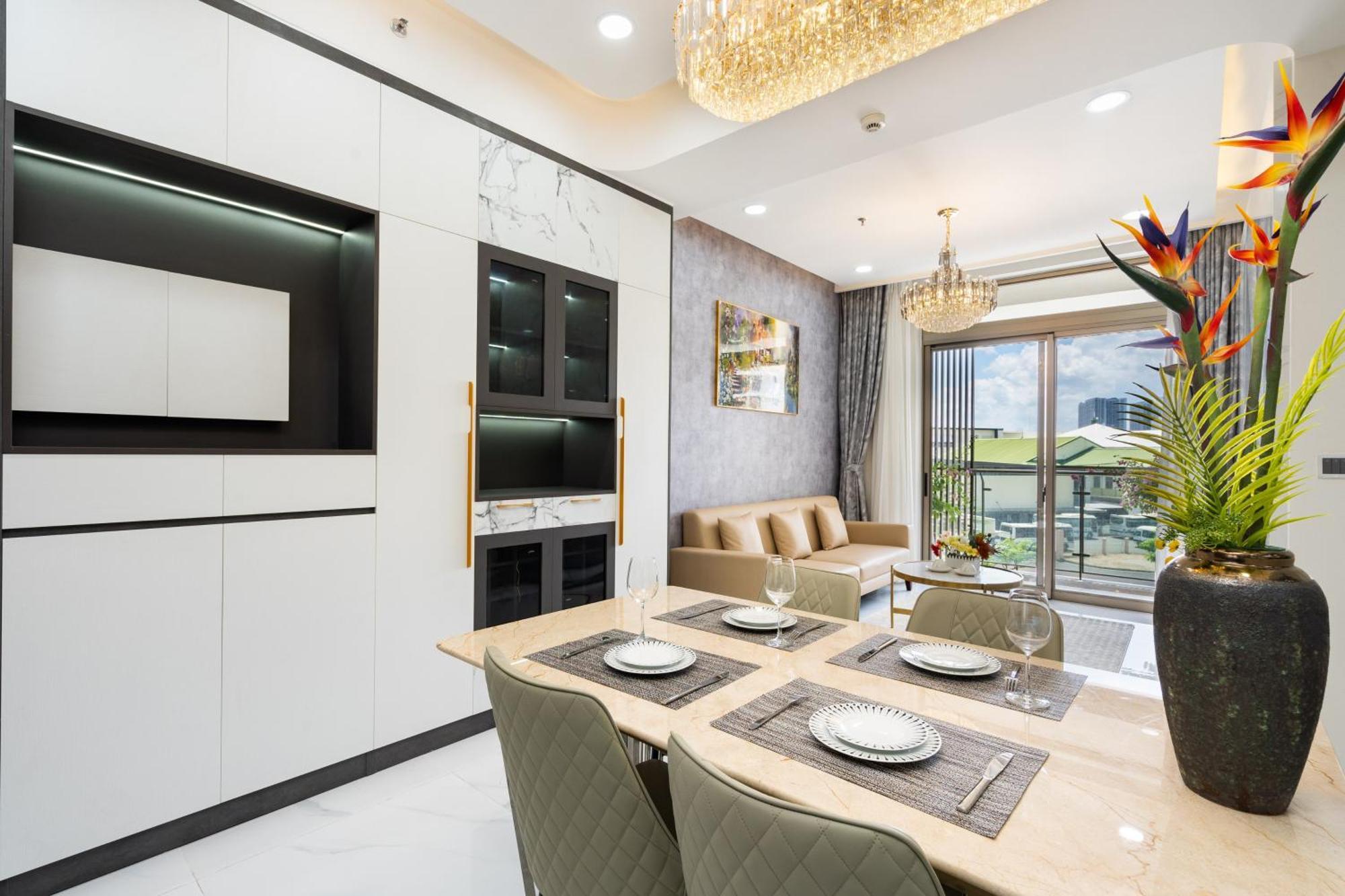 The Peak Midtown Twobedroom With Balcony Ho Chi Minh-staden Exteriör bild